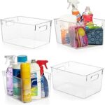 Clear Plastic Storage Bins